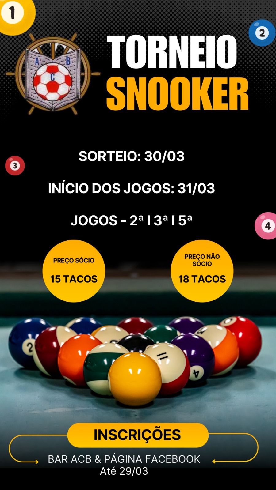 ACB - Torneio de Snooker