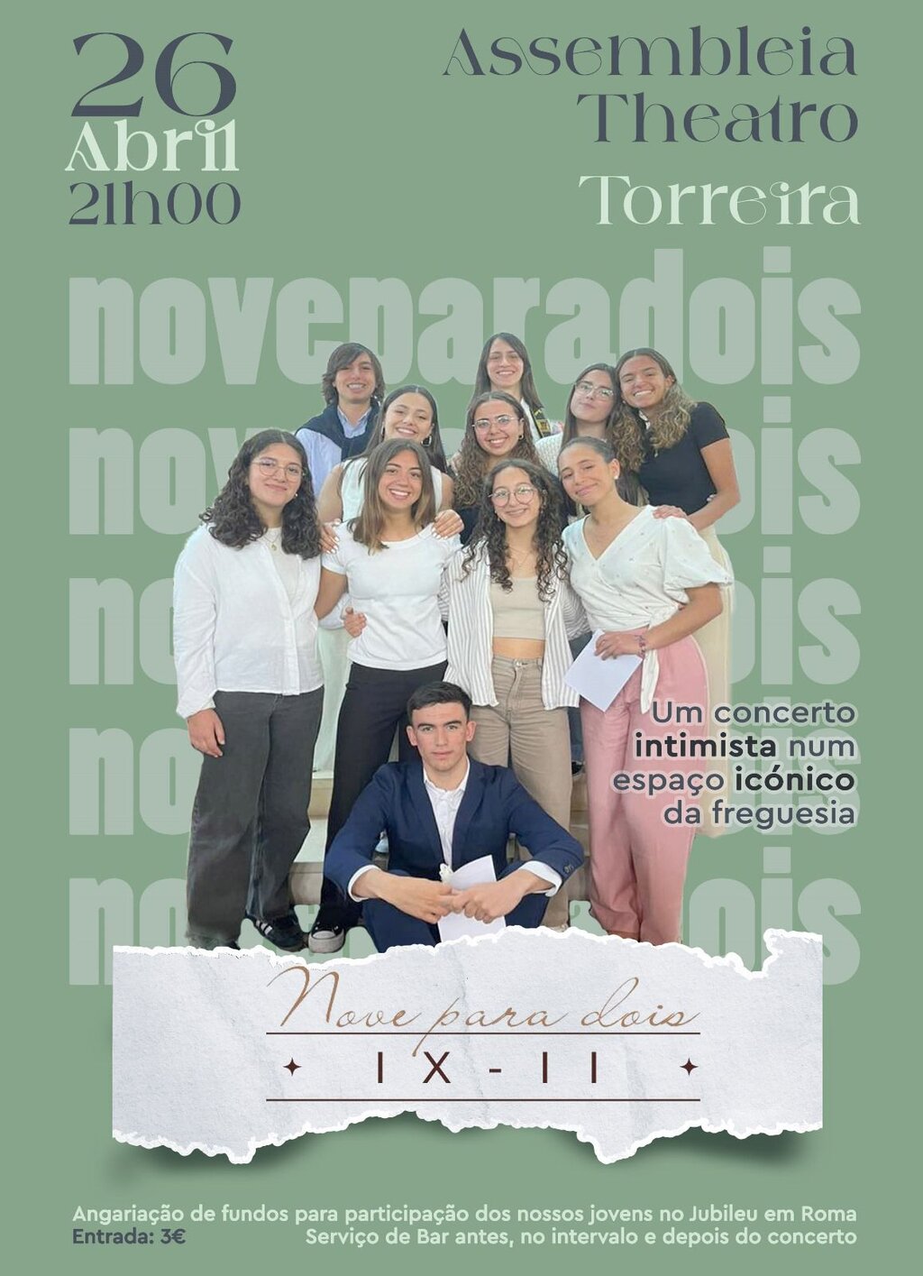 "Nove para Dois" -  Assembleia Theatro da Torreira