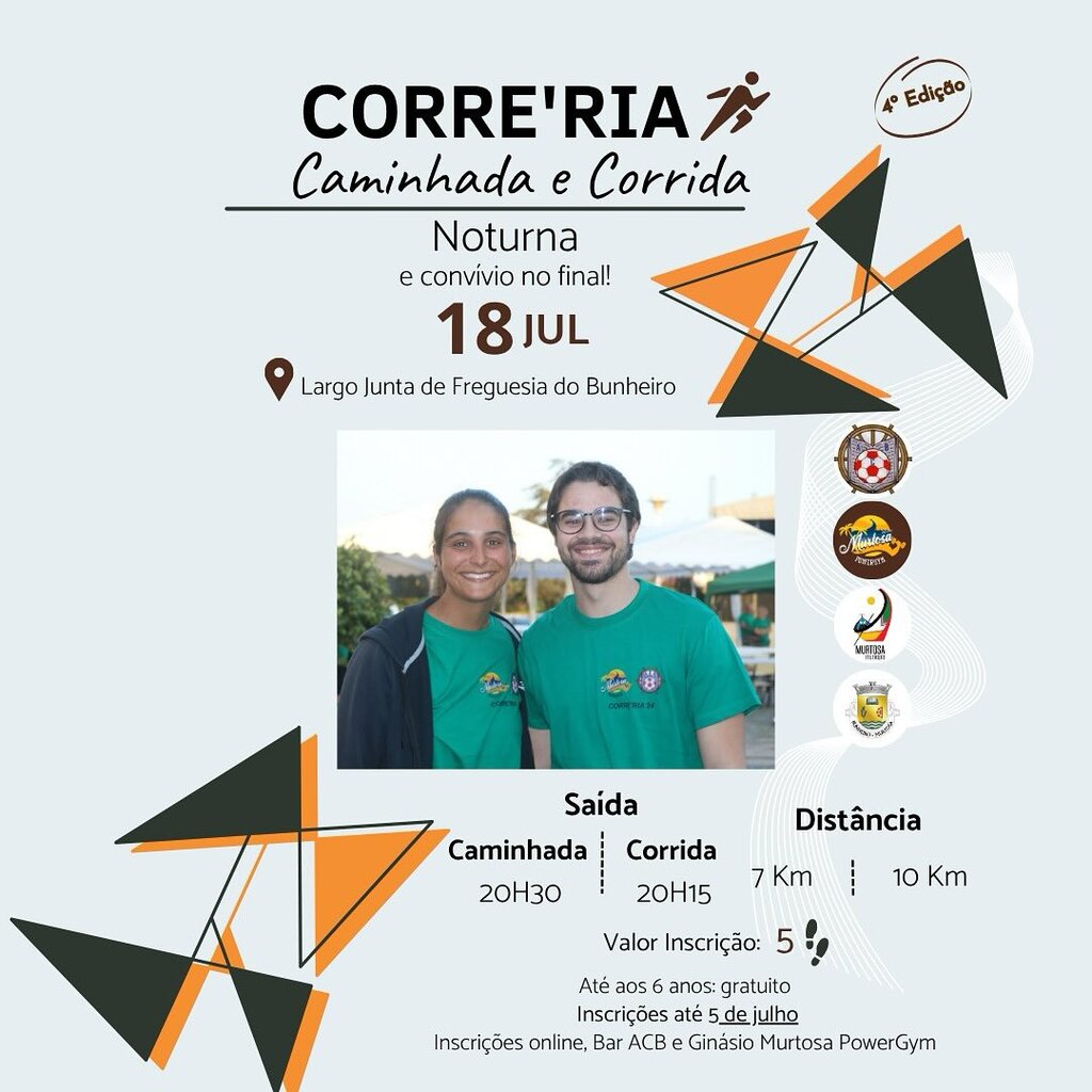 CORRE'RIA - Caminhada e Corrida Noturna