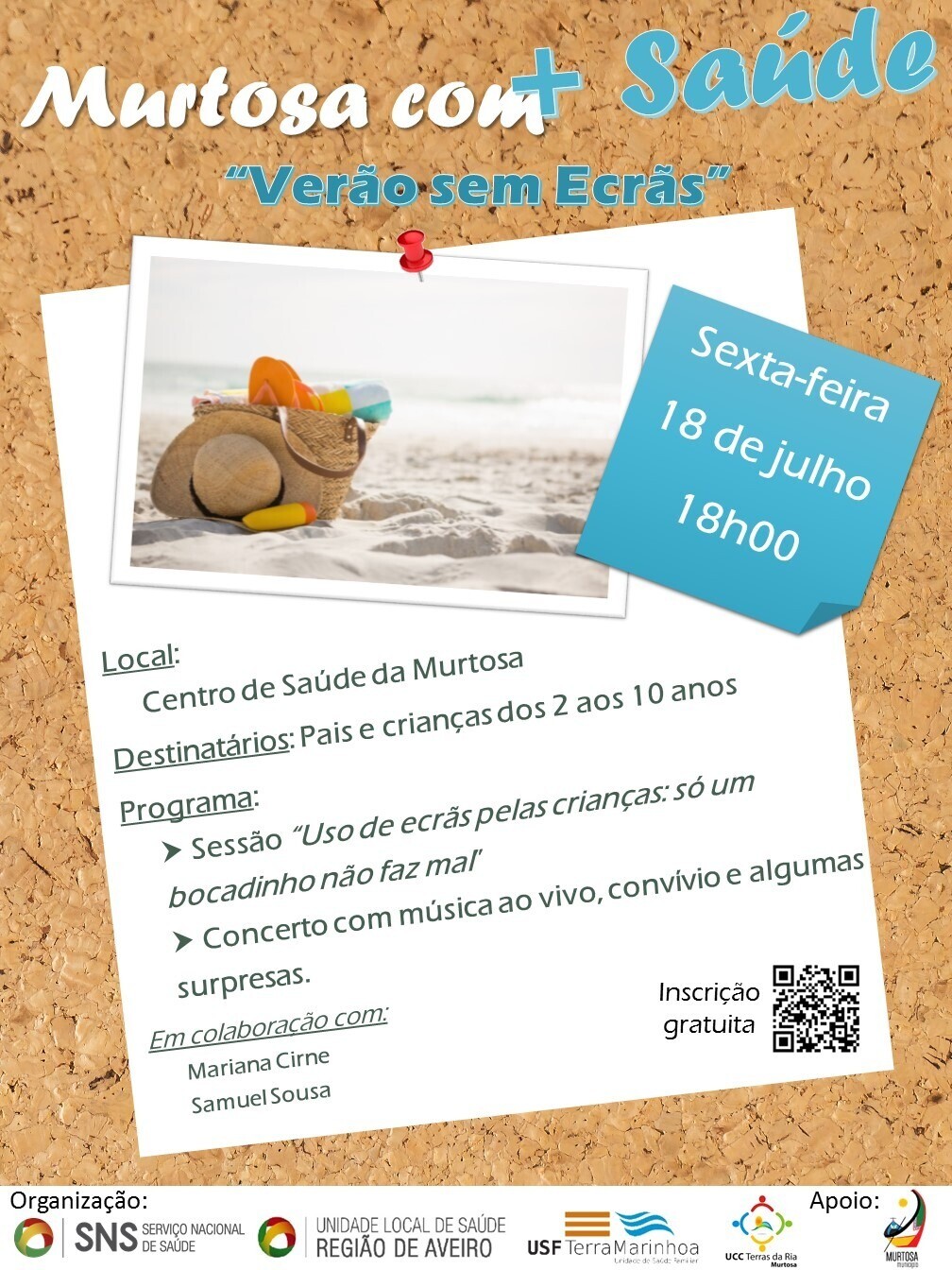Murtosa com + Saúde - "Verão sem Ecrãs"