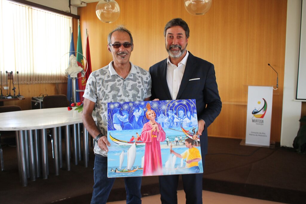JOSÉ DE OLIVEIRA É O AUTOR DA PINTURA DO CARTAZ DA ROMARIA DO SÃO PAIO DA TORREIRA 2023