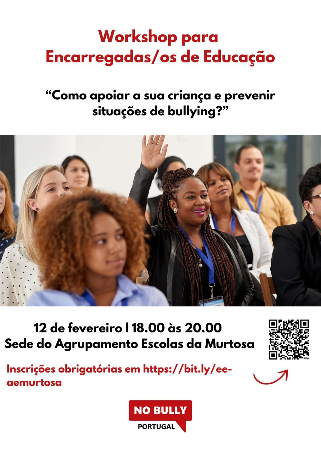 WORKSHOP DE PREVENÇÃO DE BULLYING PARA ENCARREGADOS DE EDUCAÇÃO