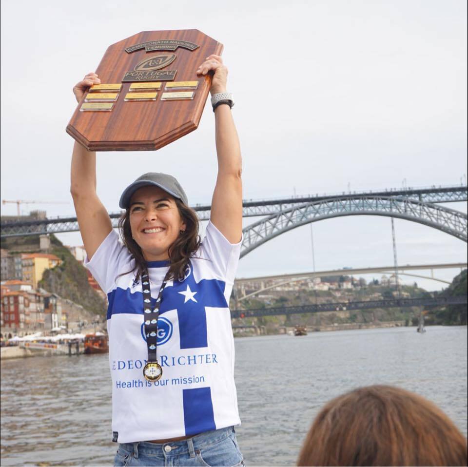 MINGA CORREIA É CAMPEÃ NACIONAL DE RUGBY FEMININO