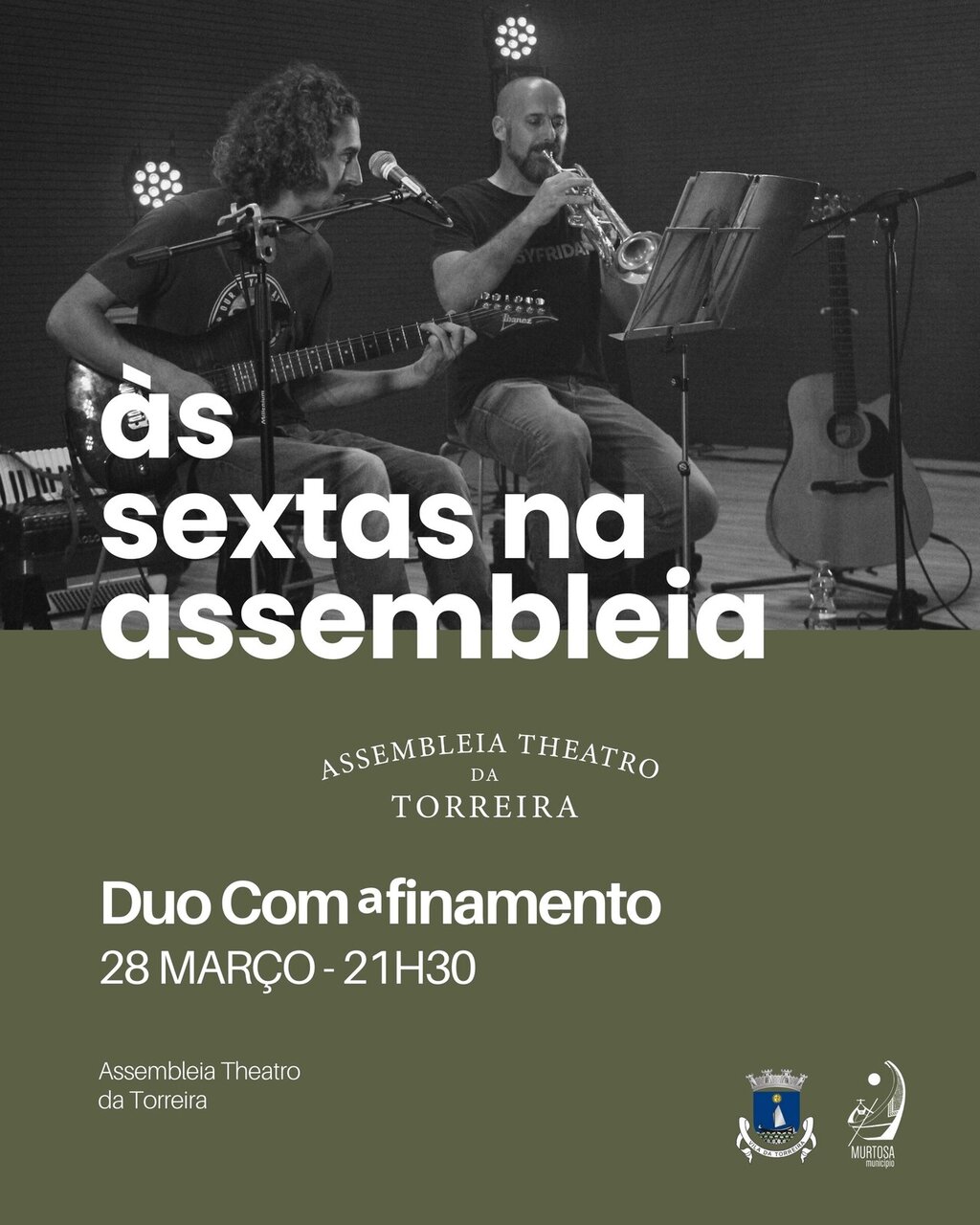 DUO COM (A)FINAMENTO APRESENTA-SE NA ASSEMBLEIA THEATRO DA TORREIRA