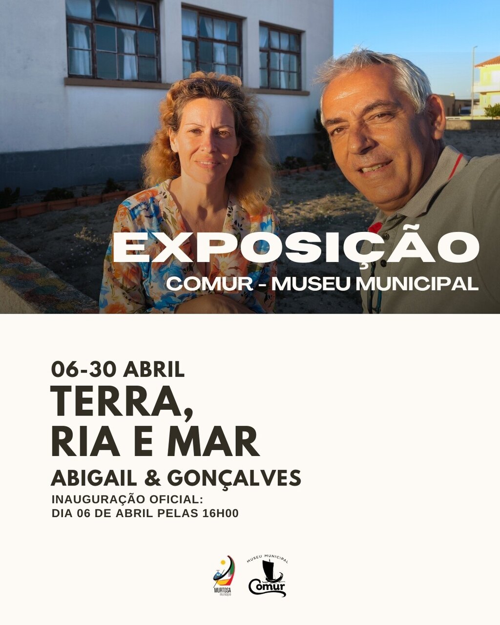 COMUR-MUSEU MUNICIPAL ACOLHE EXPOSIÇÃO “TERRA, RIA E MAR” DE ABIGAIL & GONÇALVES