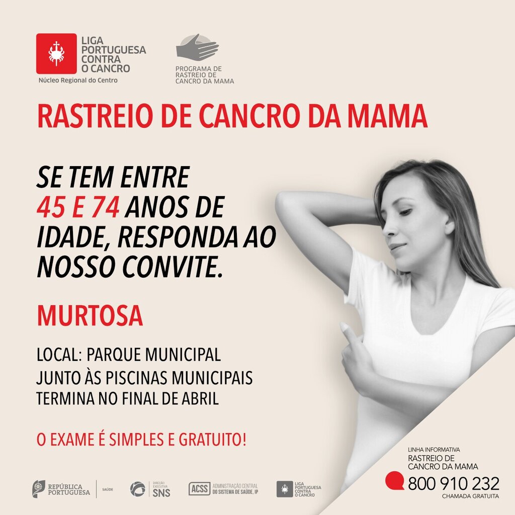 RASTREIO DE CANCRO DA MAMA NA MURTOSA