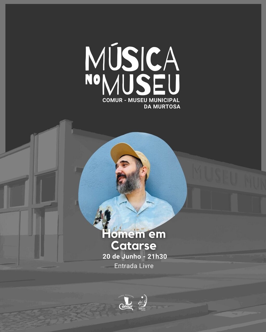 HOMEM EM CATARSE APRESENTA-SE NA COMUR-MUSEU MUNICIPAL