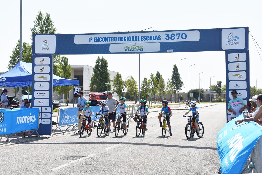 PARQUE MUNICIPAL DA SALDIDA RECEBEU O 1º ENCONTRO REGIONAL DE ESCOLAS DE CICLISMO 3870 