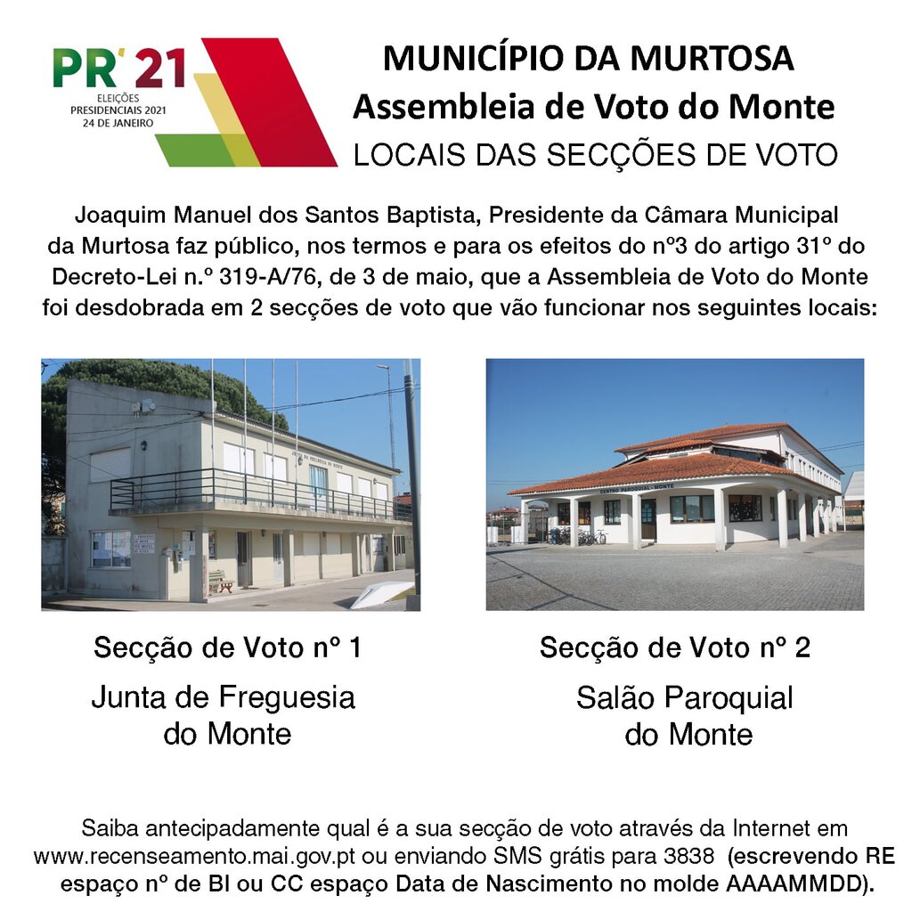 Mesa de Voto - Monte