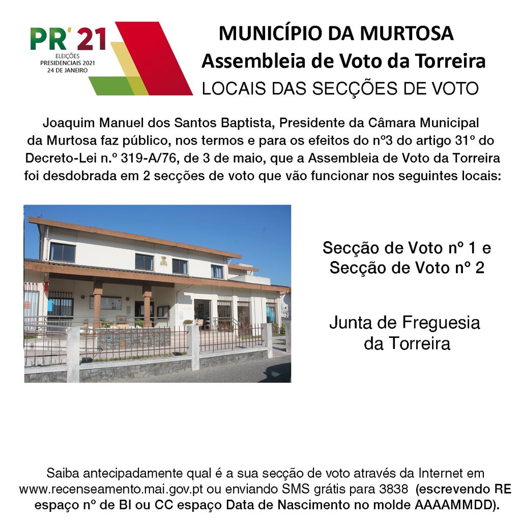 Mesa de Voto - Torreira 